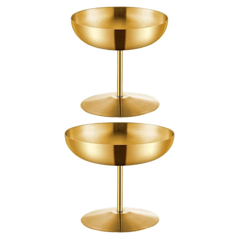 Stainless Steel Ice Cream Cup Dessert Dish Bowl Serving Bowl Multipurpose - Image 1 of 1