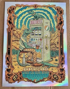 DEAD AND COMPANY FOIL POSTER SPHERE LAS VEGAS 2024 OWEN MURPHY #72/335 SLOTS - Picture 1 of 6