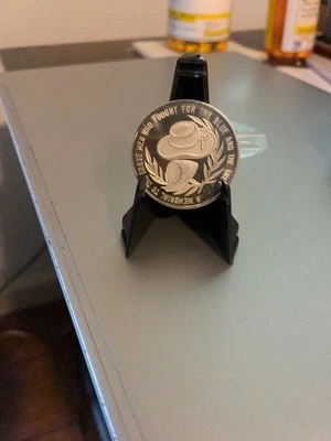 theodore roosevelt coin. 1 4.71grams Silver - Image 1 of 4