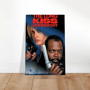 Póster de la película The Long Kiss Goodnight - Arte de pared clásico de acción y suspenso de los años 90 - Imagen 1 de 6