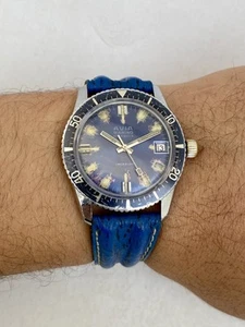 Vintage Avia Marino Diver Watch Mens Mechanical Hand-winding Swiss Made - Picture 1 of 18