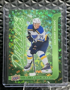 2024-25 Upper Deck Extended Series ZACHARY BOLDUC #DZ-141 GREEN Dazzlers Blues - Picture 1 of 2