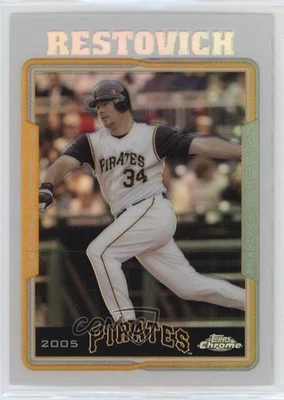 2005 Topps Chrome Update & Highlights Refractor Michael Restovich #UH16 - Image 1 of 2