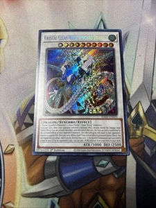 Yugioh! Dragón sincronizado ala cristalina casi nuevo (secreto raro) RA04-EN059 - Imagen 1 de 1