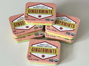 6 Pack Trader Joe's Organic Gingermints Breath Sealed *CERTIFIED KOSHER* - Picture 1 of 4