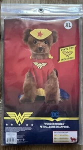 DC Comics Classic Wonder Woman Pet Costume for Dogs Size XL Halloween - Picture 1 of 2