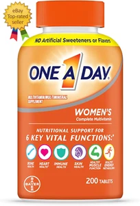 Women’S Multivitamen with Vitamen A, C, D, E and All 8 B Vitamens, Calcium, - Picture 1 of 8