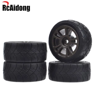 RC Rubber Tires M-Chassis Wheels for Tamiya Mini Cooper M-05 M-06 M-07 M-08 MB01 - Picture 1 of 8