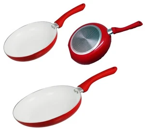 Frying Pan Ceramic Non-Stick Coating Premium Induction Soft Touch Handle 20cm - Picture 1 of 3