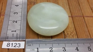 SERPENTINE qualité AA galet pierre plate - mineraux lithotherapie massage reiki - Picture 1 of 1