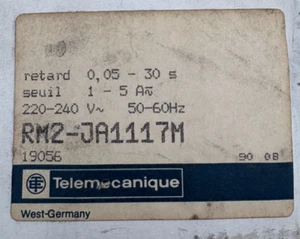 TELEMECANIQUE RM2-JA1117M x1 - Bild 1 von 4