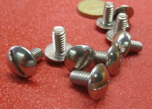 Truss Head Stainless Steel Slotted Screw 1/4-20" x 1/2" Length, 50 Pcs - Picture 1 of 10