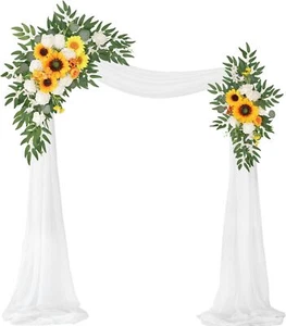 Artificial Wedding Arch Flowers Kit(Pack of 3),2Pcs Artificial Flower Arch Decor - Picture 1 of 6