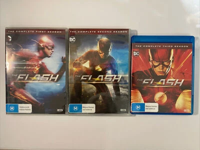 DVD The Flash Temporada 1, 2, 3, Región 4, DC Comics, Muy Buen Estado Foto 1 de 4