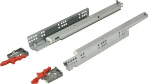 Hafele Matrix soft close Drawer Runners, undermount,Load Capacity 30kg, Box 6 pr - Picture 1 of 6