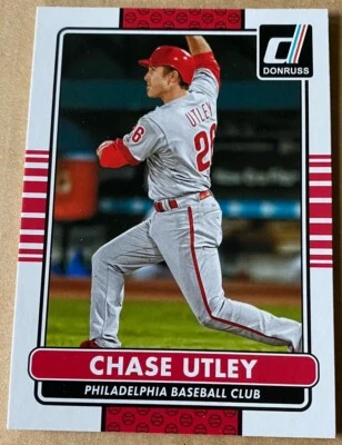 Tarjeta Chase Utley 2015 Panini Donruss #137 casi nueva-como nueva Foto 1 de 2