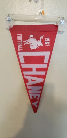 CHANEY COWBOYS 1987 HIGH SCHOOL YOUNGSTOWN OHIO FELT PENNANT 5/20/22 Cover