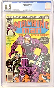 Machine Man #1 CGC 8.5 - Picture 1 of 2