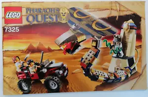 Notice Lego Pharaoh's Quest 7325 - Livret d'instructions uniquement - Imagen 1 de 5