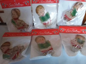 SEIS Capiz Shell Choir Tots Adornos de Standing Christmas Enesco 1992 Moorehead - Imagen 1 de 8