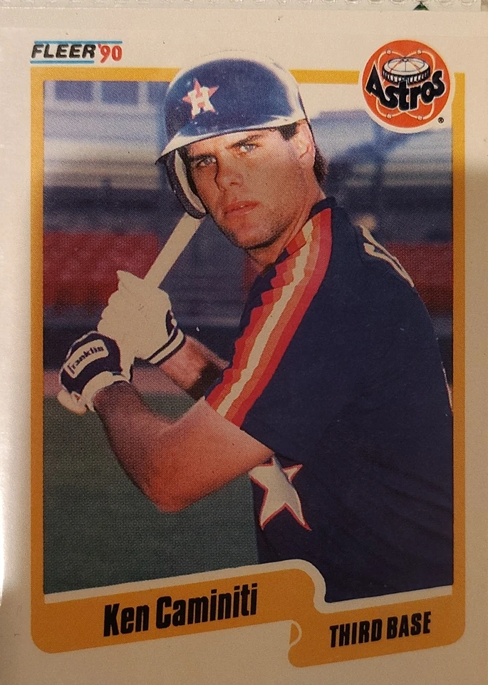 1990 Fleer #225 Ken Caminiti  - Image 1 of 1