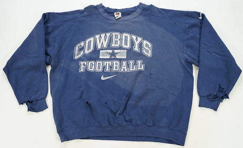Rare Vintage NIKE Dallas Cowboys NFL Football Crewneck Sweatshirt 90s 2000s SZ L Cover