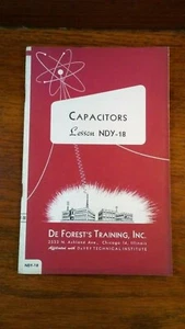 Vintage De Forest's Training Inc Lesson NDY-18 Kondensatoren - Bild 1 von 8