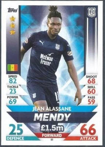 TOPPS MATCH ATTAX SPL-2018-19- #051-DUNDEE-JEAN ALASSANE MENDY - Picture 1 of 1