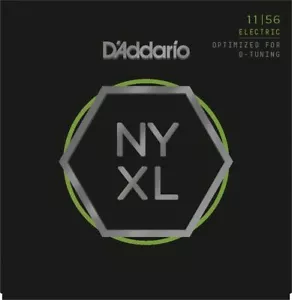 3 Sets D'Addario NYXL 1156 Strings Medium Top Extra Heavy Bottom 11-56 NYXL1156 - Picture 1 of 5