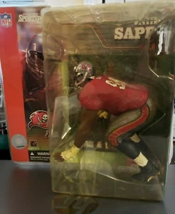 2001 McFarlane Football Series 1 #40 Warren Sapp Red Dirty Tampa Bay Buccaneers - Picture 1 of 8