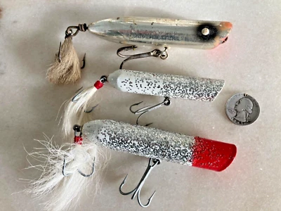 LOTE 3 SEÑUELOS TOPWATER STRIPER STRIKE CREEK CHUB CCB POPPERS SUPERFICIE CRANKBAITS Foto 1 de 4