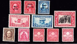 US 646-657 Grouping VF OG LH SCV $35.50 - Picture 1 of 1