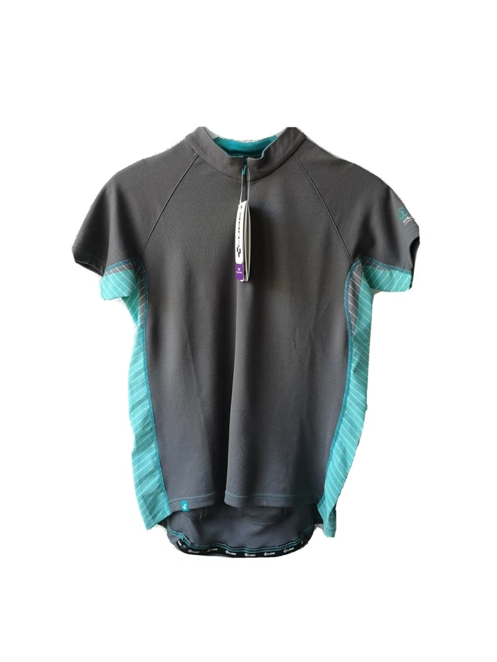 CUBE WLS Roundneck Jersey Women kurz Trikot gray blue Radtrikot NEU #2701 Gr. L - Bild 1 von 4