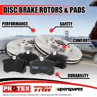 Protex Rear Brake Rotors + Trw Pads For Land Rover Discovery Ii V8 Td5 99-04
