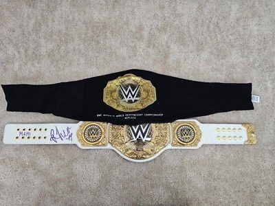 WWE Rhea Ripley SIGNED Inscription WWE Women's Heavyweight Championship Replica - Image 1 of 4