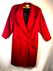 Abrigo alternativo Cassidy rojo 100 % lana pura vintage Gilmore niñas  - Imagen 1 de 14