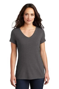 DM1350L District Women's Perfect Tri V-Neck Tee - Picture 1 of 24