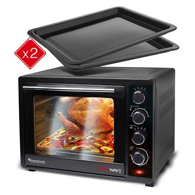 B-Ware Minibackofen (35L) mit Umluft inkl. Drehspieß,  2x Backblech, Gitterrost - Bild 1 von 4