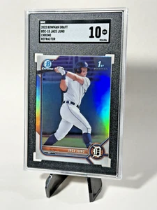 2022 Bowman Draft Chrome 1st Jace Jung Refractor #BDC-15 Tigers SGC 10 Gem Mint - Picture 1 of 3