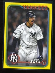 2024 Topps Update Series - Juan Soto #US1 Yellow - Picture 1 of 2