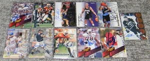 Multi-Sport Autograph Lot - 11 Autos: Football, Baseball, Hockey & Basketball - Picture 1 of 1