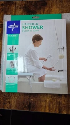 MEDLINE Handheld Hand Shower Extra Long 84" Hose Elderly & Pet Dog Bathing NEW - Image 1 of 4