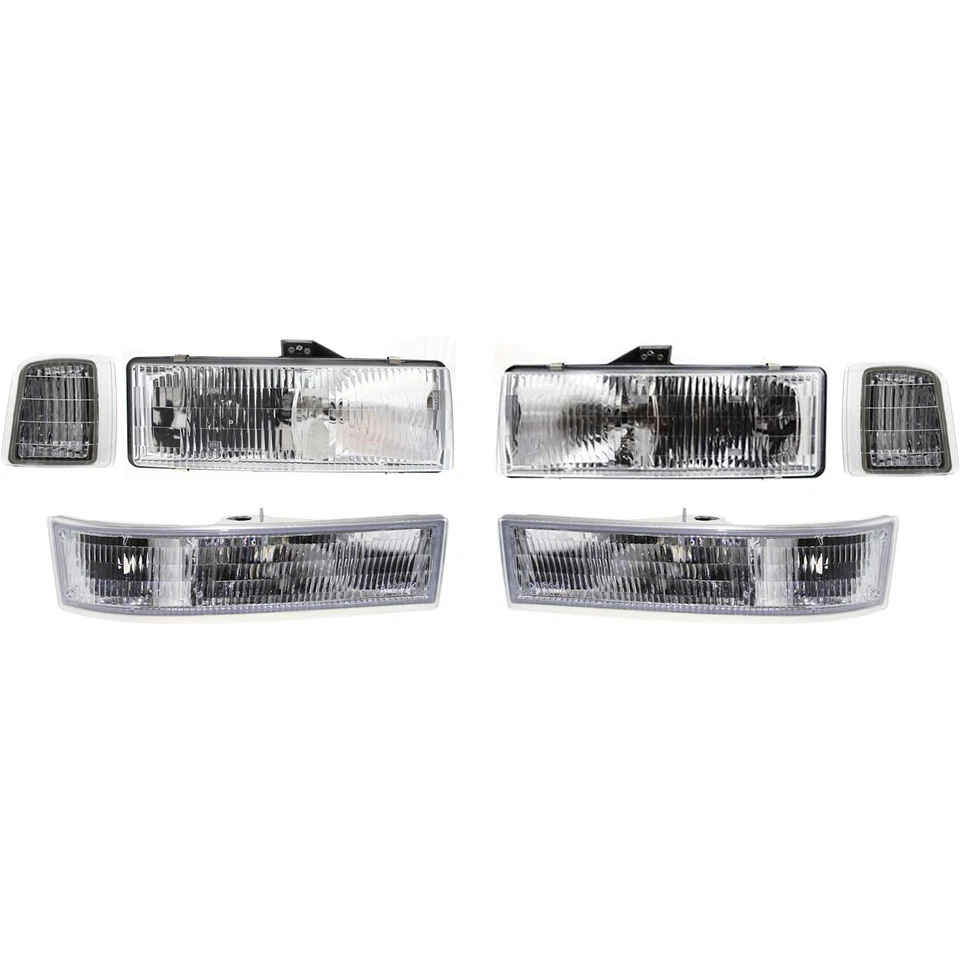 Headlight Kit For 95-05 Chevrolet Astro GMC Safari With Parking and Corner Light - Image 1 of 4