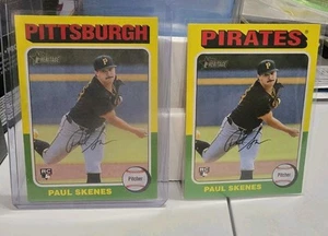 2024 Topps Heritage High Number PAUL SKENES RC City Team Name Variation 1:669 - Bild 1 von 3