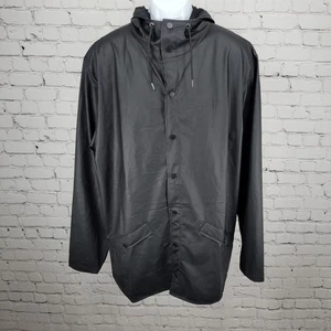 Abrigo Chaqueta de Lluvia Ligera con Capucha T Mobile Publicidad Negro Lluvia Talla XL - Imagen 1 de 18