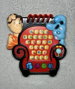 2001 Mattel Blues Clues Joe's Learning Letters Alphabet Educational Notebook - Picture 1 of 8