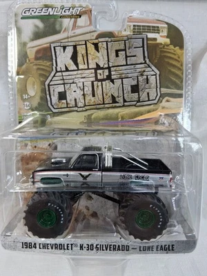 Greenlight Kings Of Crunch Green Machine 1984 Chevy K30 Silverado Lone Eagle - Imagem 1 de 4