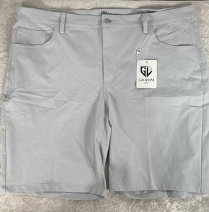 Pantalones Cortos de Golf Graham Luxe Cooper Performance Gris Para Hombre Talla 40 Nuevo con Etiquetas Precio de venta sugerido por el fabricante $100 - Imagen 1 de 9