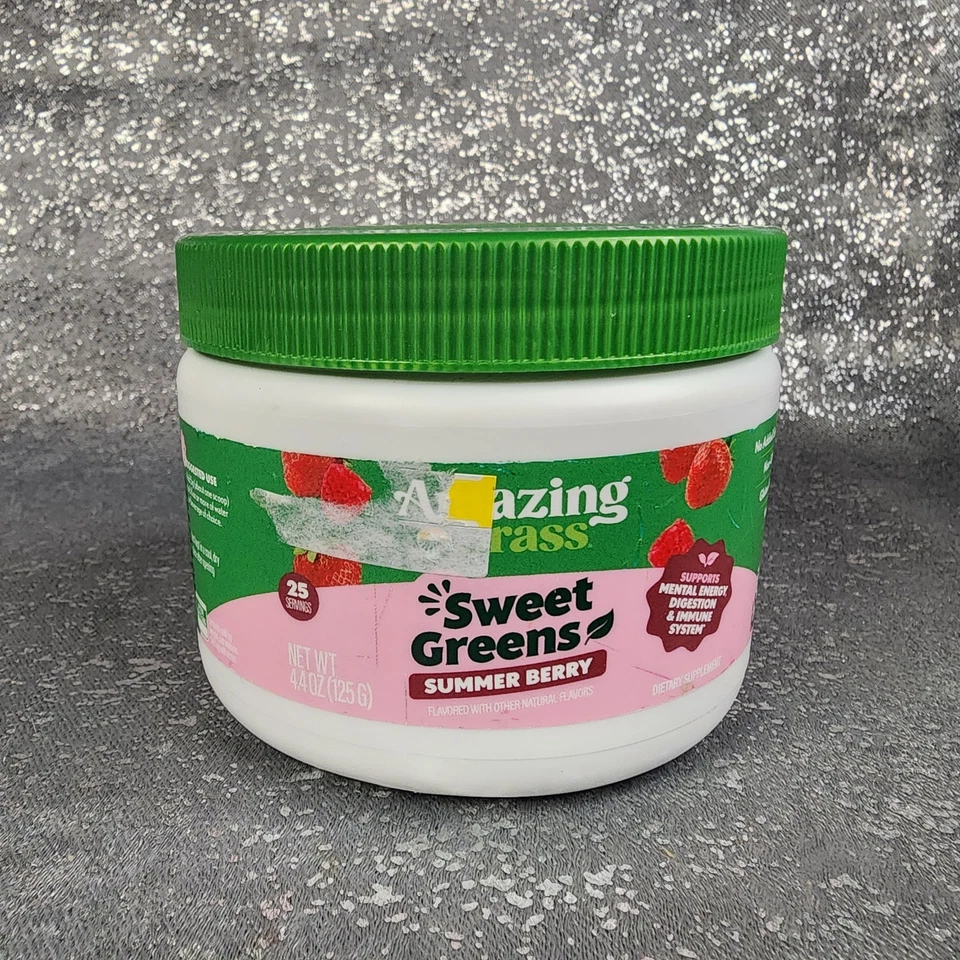 Суперпродуктовый порошок Amazing Grass Sweet Greens летняя ягода 25 порций срок годности 1/2027 - Изображение 1 из 4