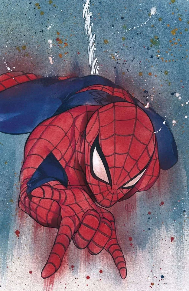 AMAZING SPIDER-MAN #1 PEACH MOMOKO SDCC 2025 FOIL VIRGIN VARIANT LTD TO 1000 - Image 1 of 1